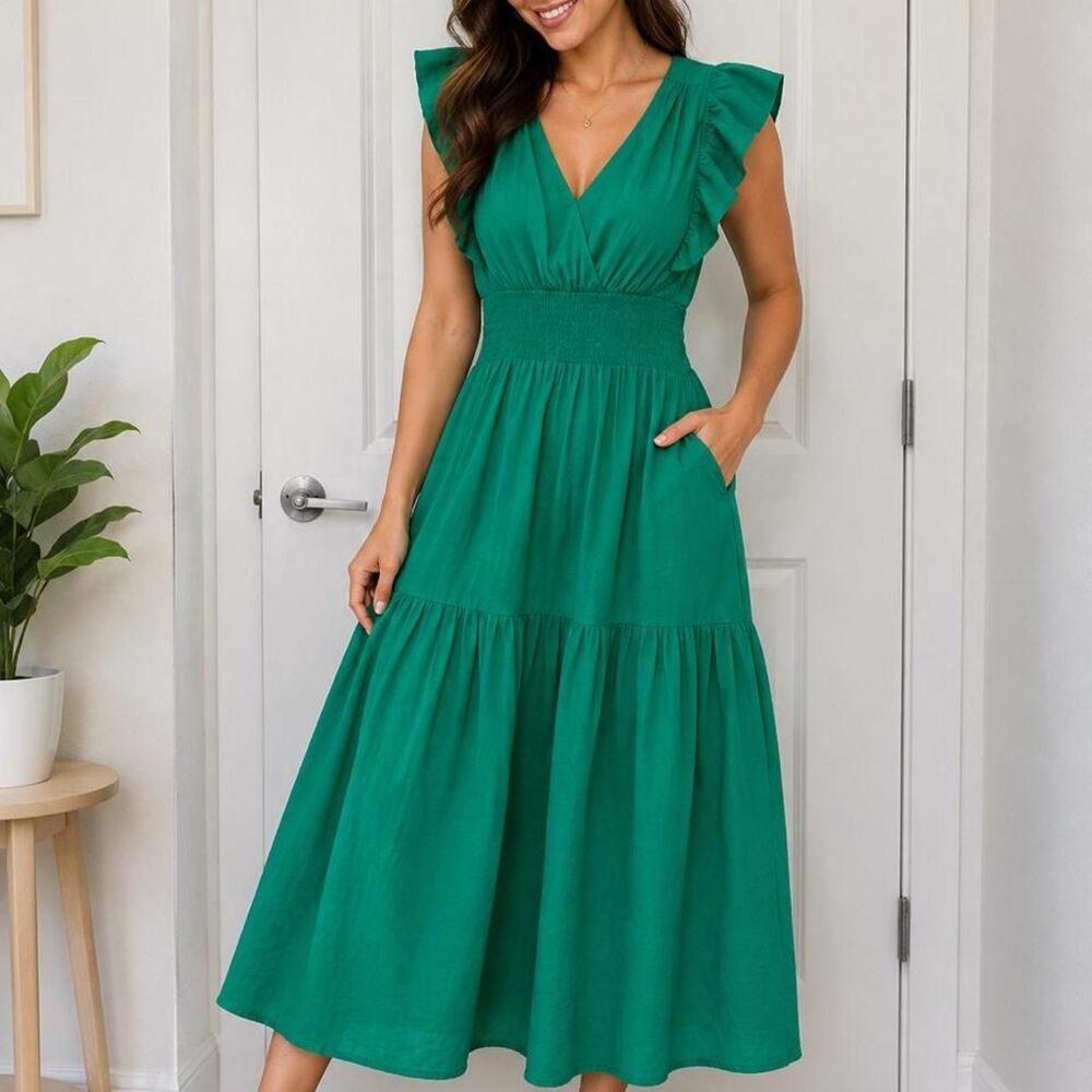 Ny-collection Women's Green Dress